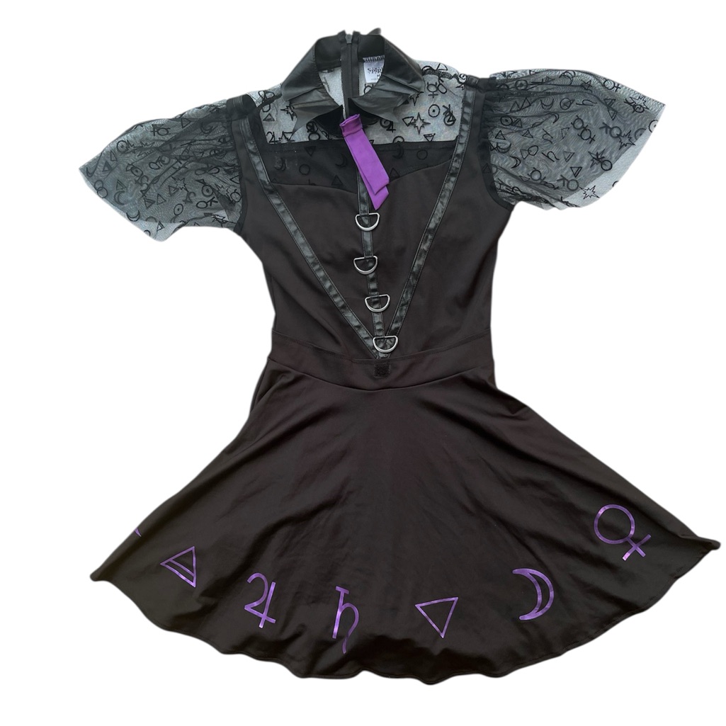 Spirit Halloween Kids Coven Academy Dress Only (Other Pieces Not Inc.) Size M